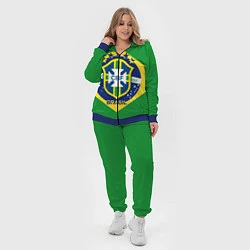 Женский 3D-костюм CBF Brazil, цвет: 3D-синий — фото 2