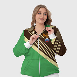 Женский 3D-костюм Российский футбольный союз, цвет: 3D-белый — фото 2