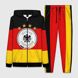 Женский 3D-костюм Немецкий футбол, цвет: 3D-черный