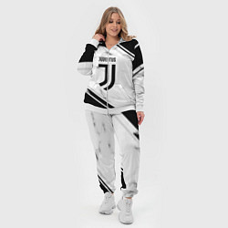 Женский 3D-костюм Juventus, цвет: 3D-белый — фото 2