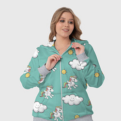 Женский 3D-костюм Love of Unicorns, цвет: 3D-меланж — фото 2