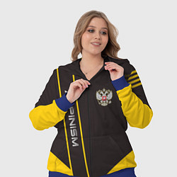 Женский 3D-костюм Alpinism: Yellow Russia, цвет: 3D-синий — фото 2
