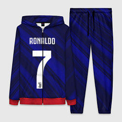 Женский 3D-костюм Ronaldo 7: Blue Sport, цвет: 3D-красный