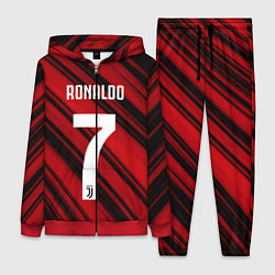 Женский 3D-костюм Ronaldo 7: Red Sport, цвет: 3D-красный