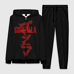 Женский 3D-костюм Godzilla: Hieroglyphs, цвет: 3D-черный