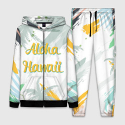 Женский 3D-костюм Aloha Hawaii, цвет: 3D-черный