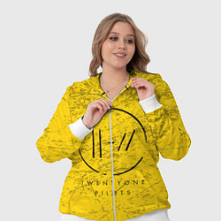 Женский 3D-костюм 21 Pilots: Yellow Grunge, цвет: 3D-белый — фото 2