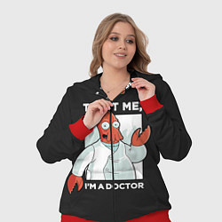 Женский 3D-костюм Zoidberg: Trust Me, цвет: 3D-красный — фото 2