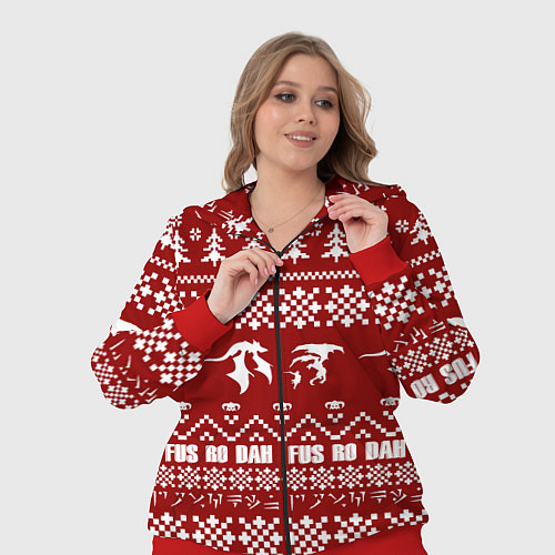 Женский костюм Winter TES / 3D-Красный – фото 3