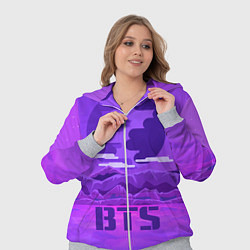 Женский 3D-костюм BTS: Violet Mountains, цвет: 3D-меланж — фото 2