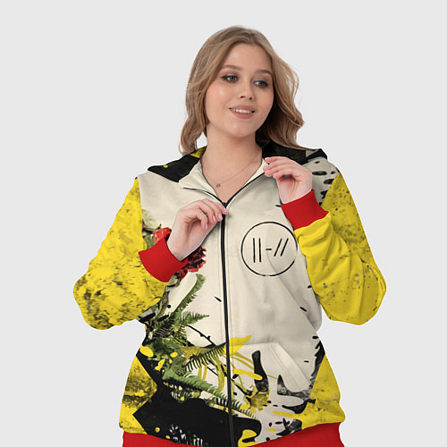 Женский костюм TOP: Chlorine / 3D-Красный – фото 3