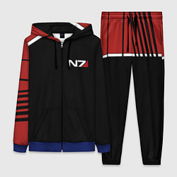 Женский 3D-костюм MASS EFFECT N7, цвет: 3D-синий