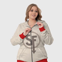 Женский 3D-костюм SANITYS FALL, цвет: 3D-красный — фото 2