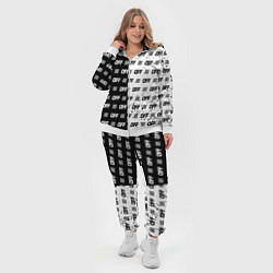 Женский 3D-костюм Off-White: Black & White, цвет: 3D-белый — фото 2