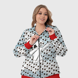 Женский 3D-костюм Marshmello DAB, цвет: 3D-красный — фото 2