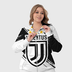 Женский 3D-костюм Juventus: 3 Stars, цвет: 3D-белый — фото 2