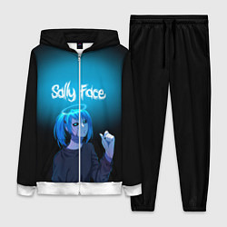 Женский 3D-костюм Sally Face, цвет: 3D-белый