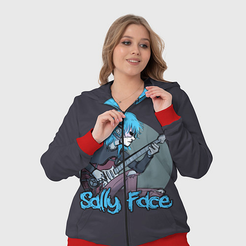 Женский костюм Sally Face: Rock / 3D-Красный – фото 3