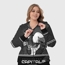 Женский 3D-костюм Washington Capitals: Mono, цвет: 3D-черный — фото 2