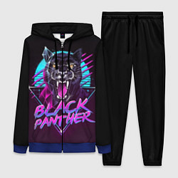 Женский 3D-костюм Black Panther 80s, цвет: 3D-синий