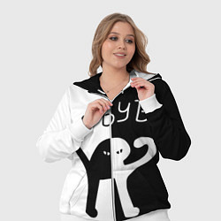Женский 3D-костюм ЪУЪ СЪУКА: ЧБ, цвет: 3D-белый — фото 2