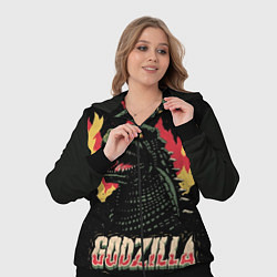 Женский 3D-костюм Flame Godzilla, цвет: 3D-черный — фото 2