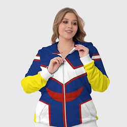 Женский 3D-костюм ALL MIGHT MY HERO ACADEMIA MHA МОЯ ГЕРОЙСКАЯ АКАДЕ, цвет: 3D-белый — фото 2