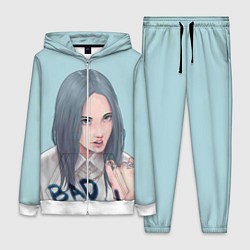 Женский 3D-костюм Billie Eilish: Bad Guy, цвет: 3D-белый