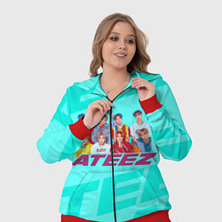 Женский 3D-костюм Ateez, цвет: 3D-красный — фото 2