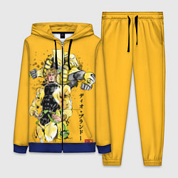Женский 3D-костюм JoJo Bizarre Adventure, цвет: 3D-синий