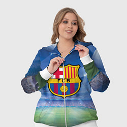 Женский 3D-костюм FC Barcelona, цвет: 3D-белый — фото 2