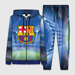 Женский 3D-костюм FC Barcelona, цвет: 3D-синий