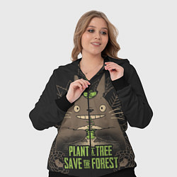 Женский 3D-костюм Plant a tree Save the forest, цвет: 3D-черный — фото 2