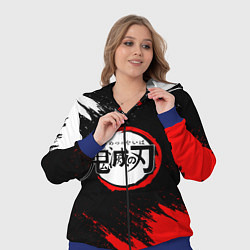 Женский 3D-костюм KIMETSU NO YAIBA, цвет: 3D-синий — фото 2