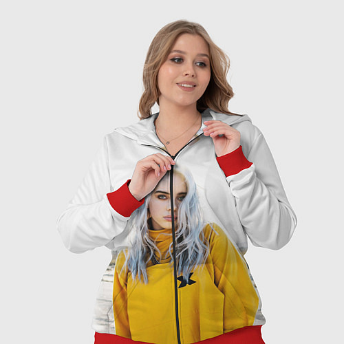 Женский костюм BILLIE EILISH / 3D-Красный – фото 3