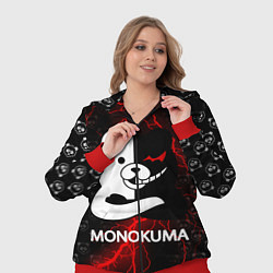 Женский 3D-костюм MONOKUMA, цвет: 3D-красный — фото 2