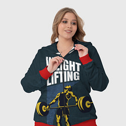Женский 3D-костюм Wheight lifting, цвет: 3D-красный — фото 2