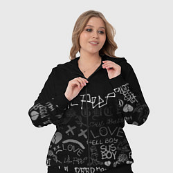 Женский 3D-костюм LIL PEEP, цвет: 3D-черный — фото 2