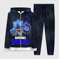 Женский 3D-костюм Brawl Stars Blue Hex, цвет: 3D-белый