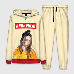 Женский 3D-костюм BILLIE EILISH, цвет: 3D-красный