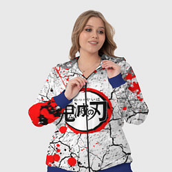 Женский 3D-костюм KIMETSU NO YAIBA, цвет: 3D-синий — фото 2