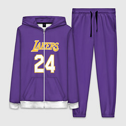 Женский 3D-костюм Los Angeles Lakers Kobe Brya, цвет: 3D-белый