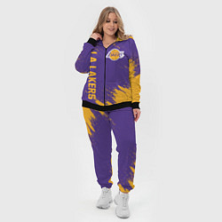 Женский 3D-костюм LA LAKERS, цвет: 3D-черный — фото 2