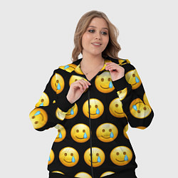 Женский 3D-костюм New Emoji, цвет: 3D-черный — фото 2