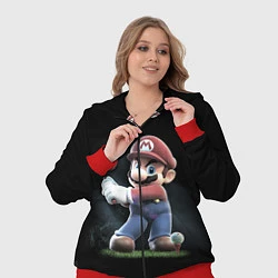 Женский 3D-костюм Марио, цвет: 3D-красный — фото 2
