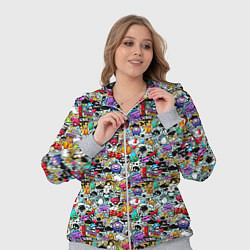 Женский 3D-костюм Stickerboom, цвет: 3D-меланж — фото 2
