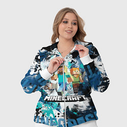 Женский 3D-костюм Minecraft Майнкрафт, цвет: 3D-белый — фото 2