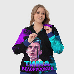 Женский 3D-костюм Тима Белорусских, цвет: 3D-синий — фото 2