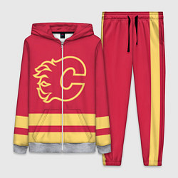 Женский 3D-костюм Калгари Флэймз, цвет: 3D-меланж