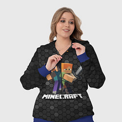 Женский 3D-костюм Minecraft Майнкрафт, цвет: 3D-синий — фото 2